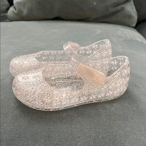 Old Navy Clear Glitter Kids Sandals